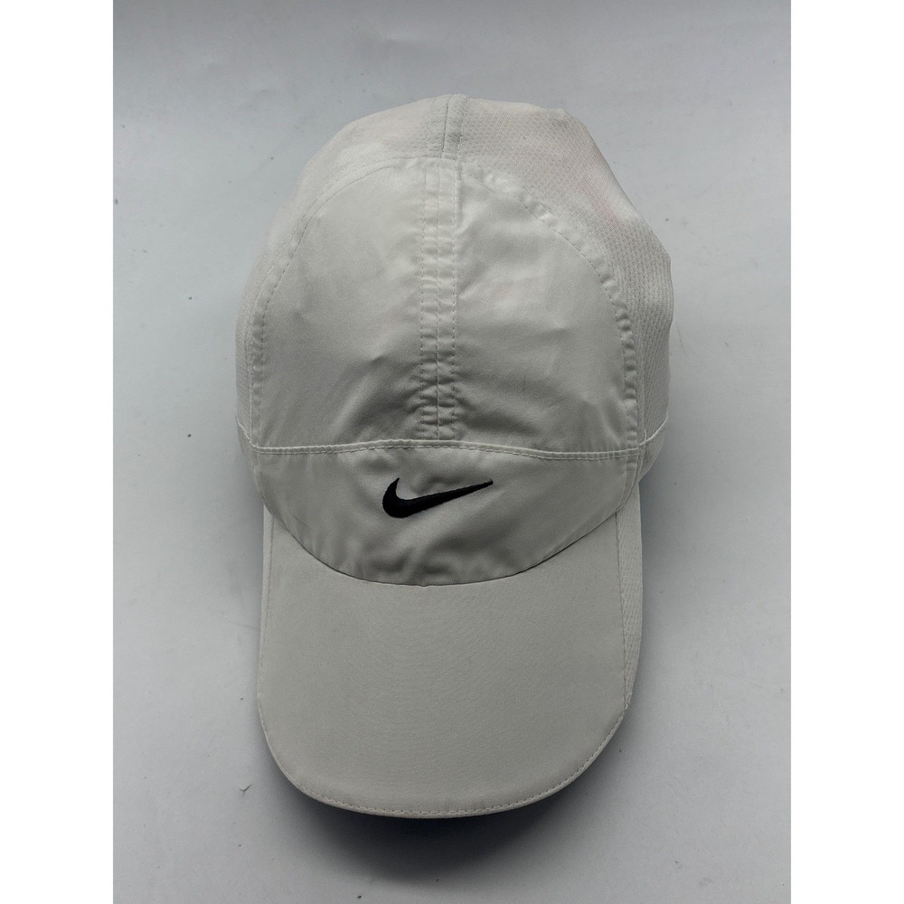 Nike Tailwind Featherlight Running Hat White Adjustable Performance Panel Cap